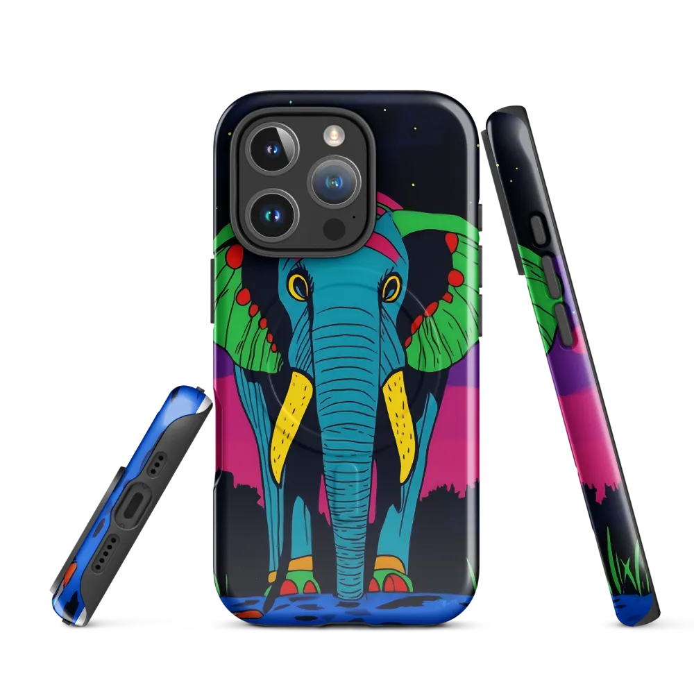 Whimsical Majesty: The Vibrant Elephant