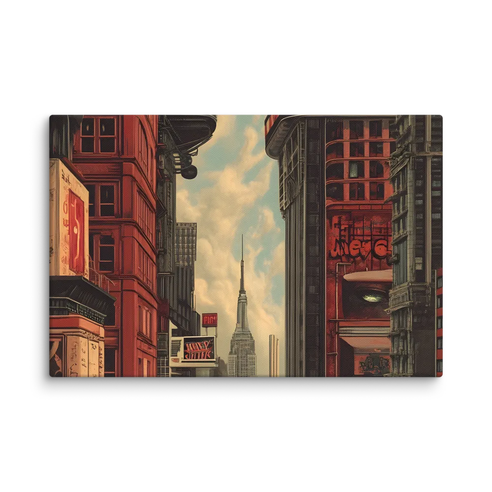A Glimpse of Tomorrow: Urban Ambition | Canvas | 12″×18″