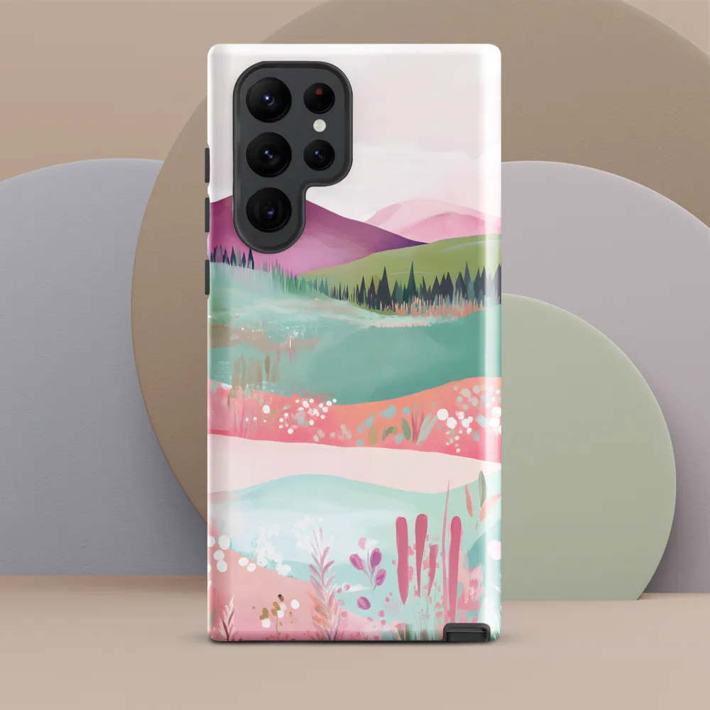 Pastel Meadow, Layered Hills