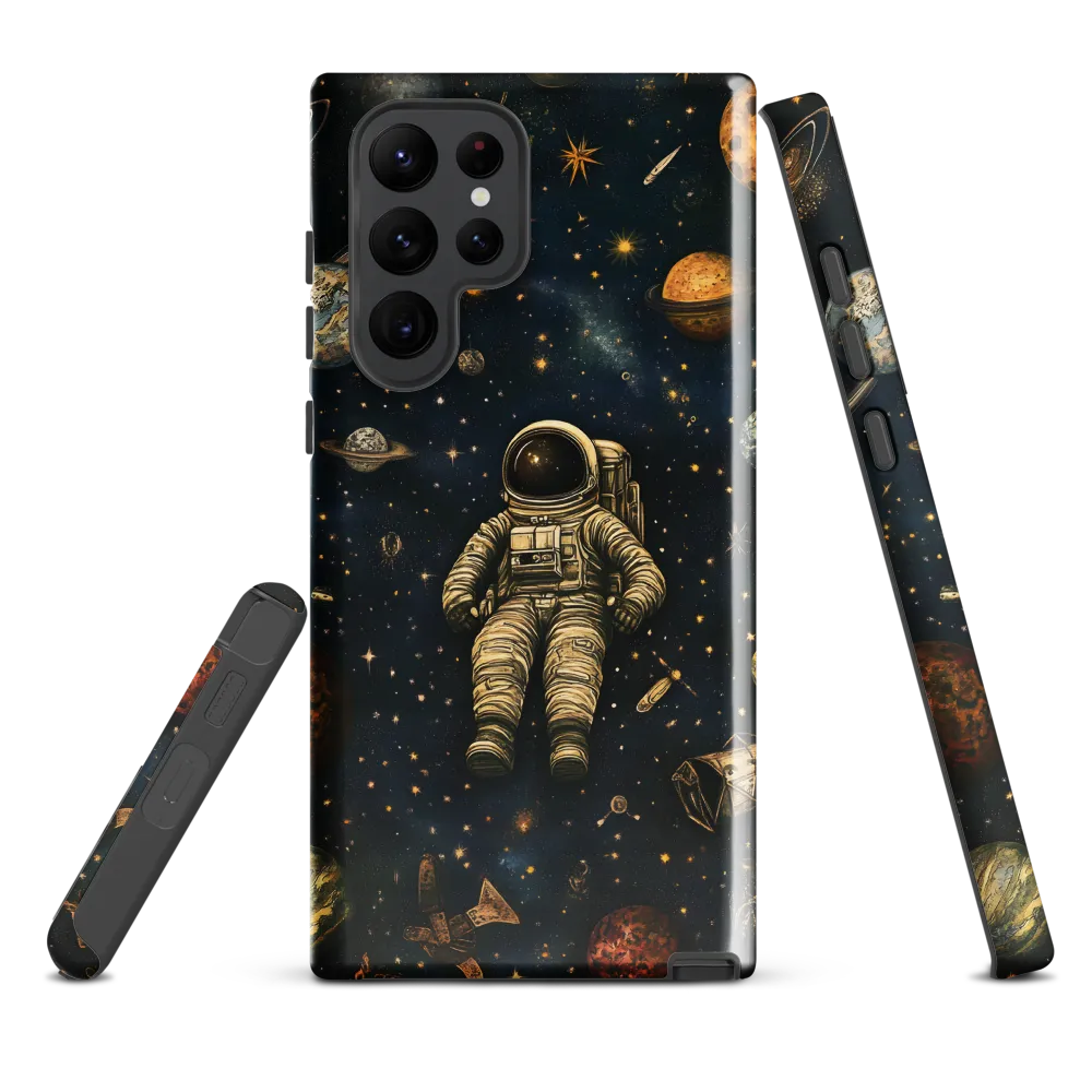 Cosmic Voyage: An Astronaut's Solitude