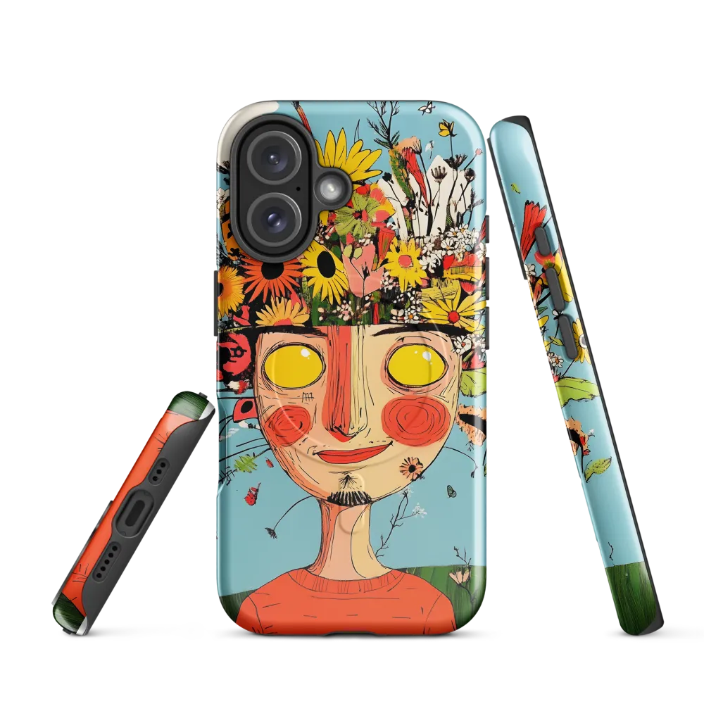 Whimsical Bloom | Phone Case |  16 | MagSafe® Tough Case | Glossy