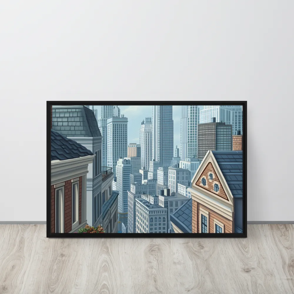Urban Symphony | Canvas with Black Frame | 20″×30″