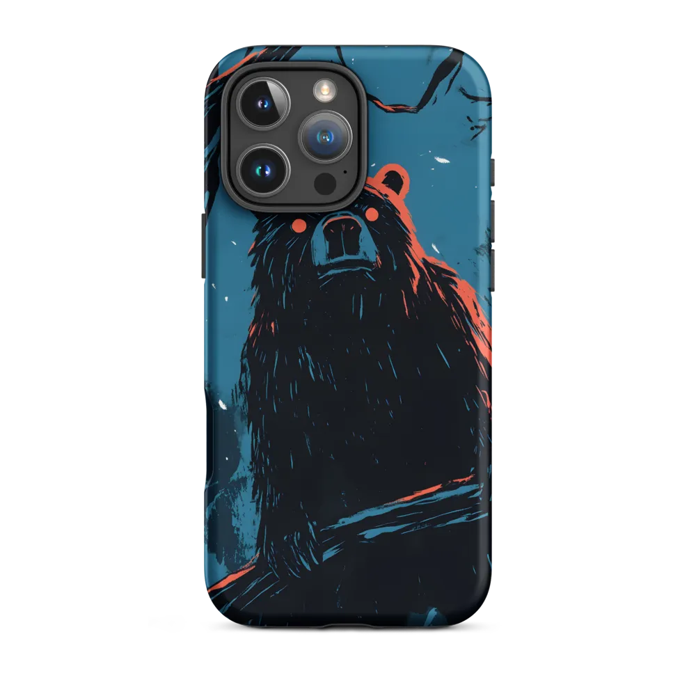 Eerie Majesty: A Bear in the Night