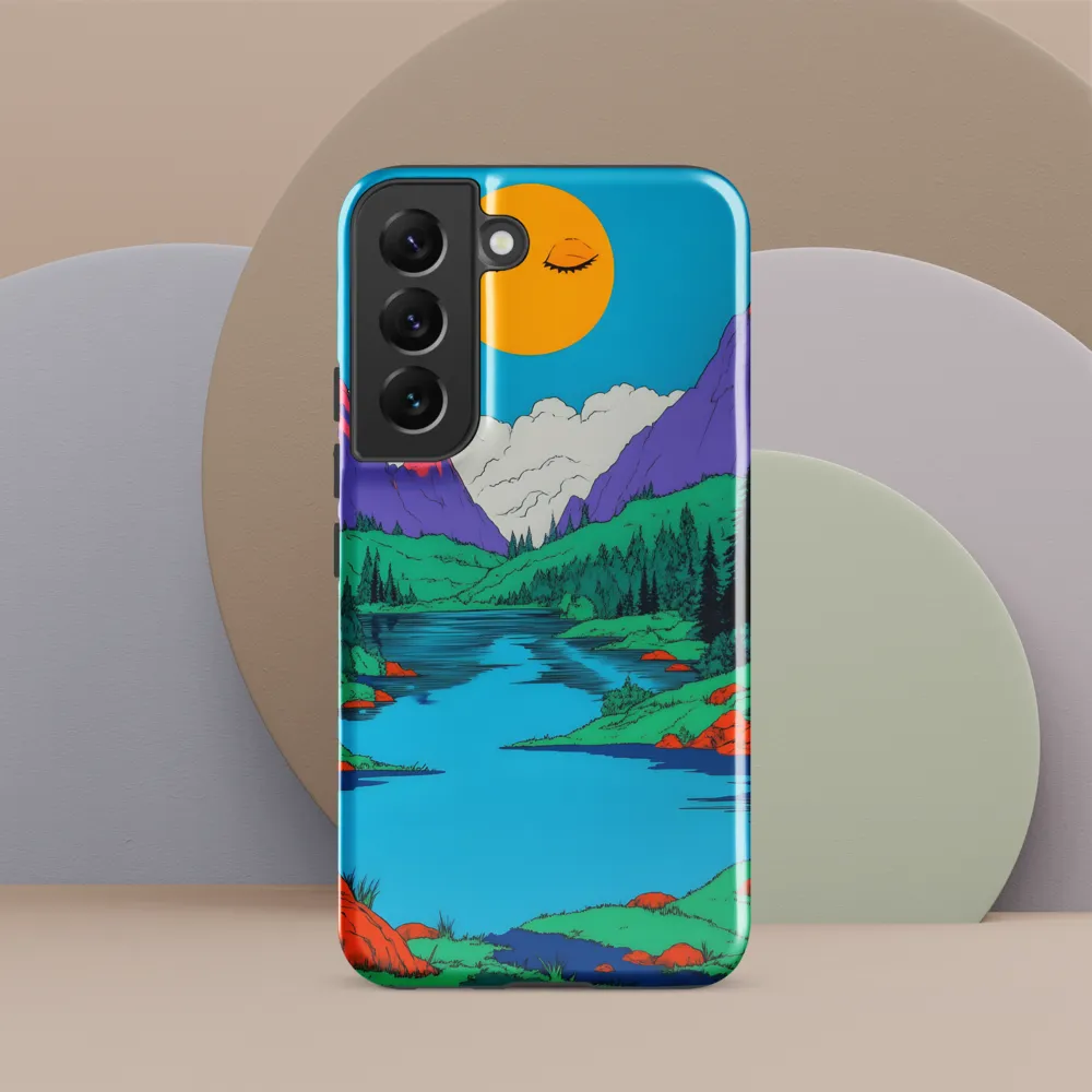 Whimsical Serenity in Vibrant Colors