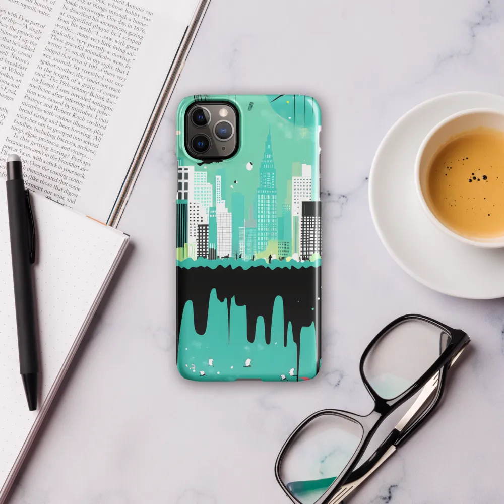 Urban Symphony: A Teal Tale | Phone Case |  11 Pro Max | Snap Case | Glossy