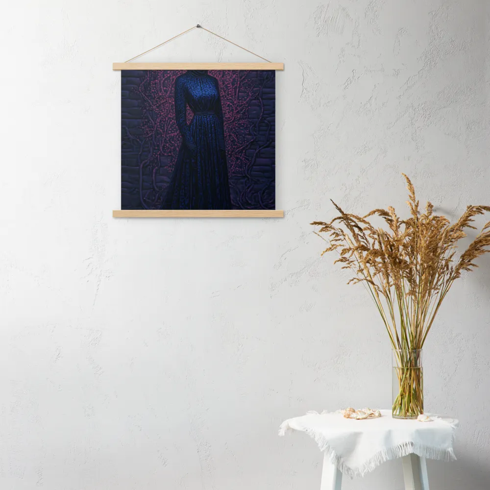 Veil of Enigma | Poster With Oak Wood Hanger | 18″×18″