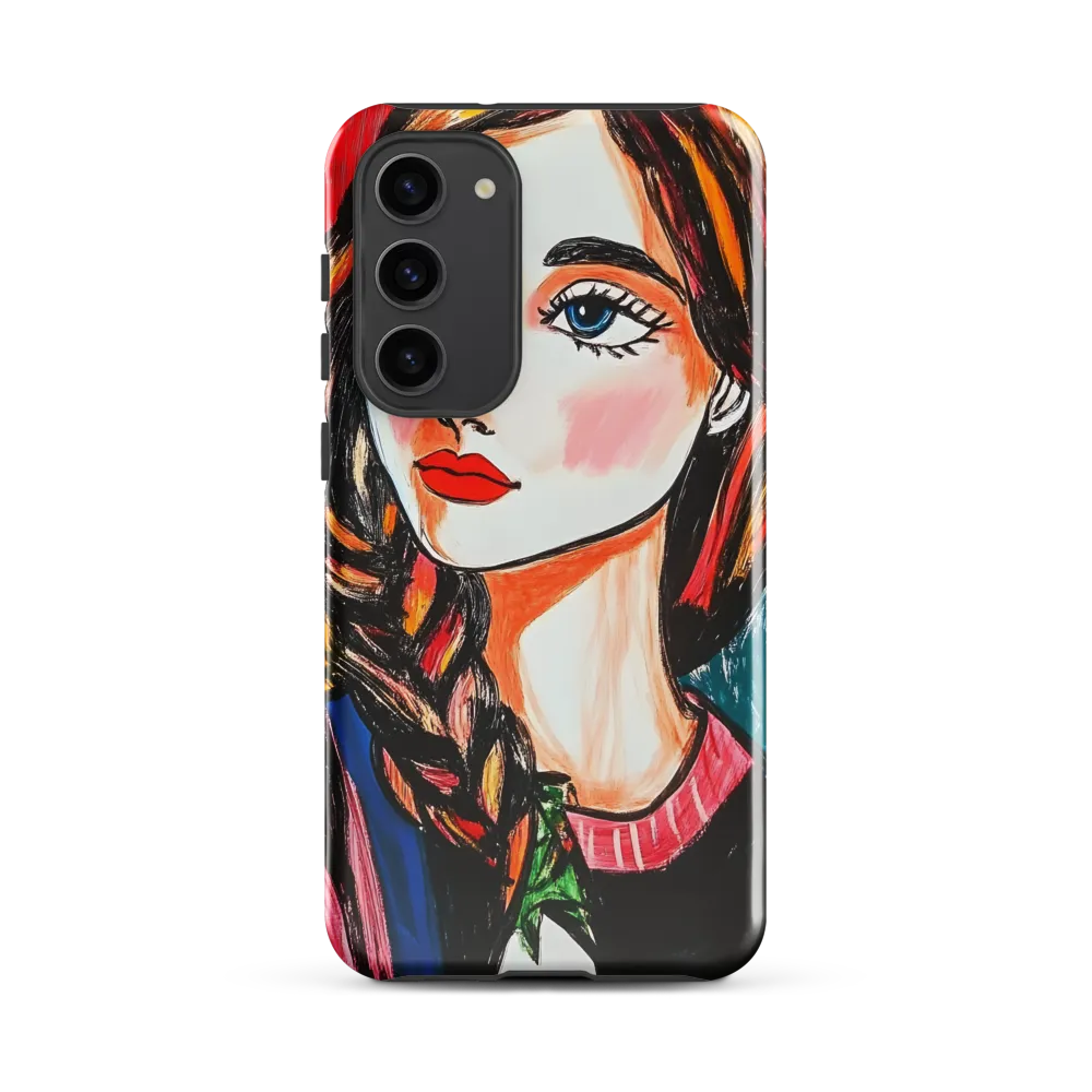 Confident Gaze | Phone Case |  S23 Plus | Tough Case | Glossy