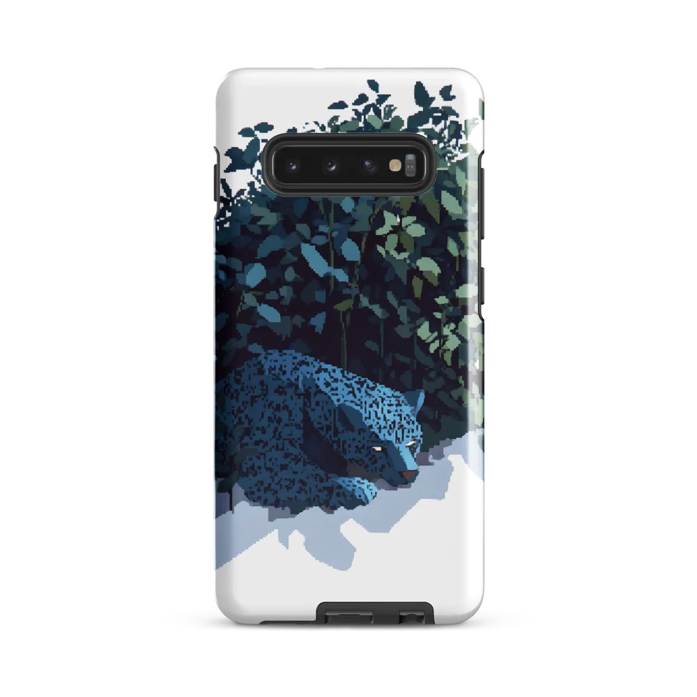 Veil of Shadows: The Lurking Jaguar | Phone Case |  S10 Plus | Tough Case | Glossy