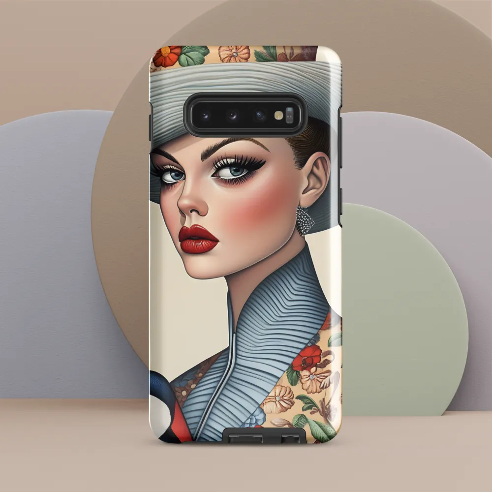 Elegance in Bloom | Phone Case |  S10 Plus | Tough Case | Glossy