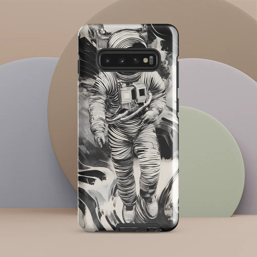 Ethereal Journey of the Astronaut | Phone Case |  S10 Plus | Tough Case | Glossy