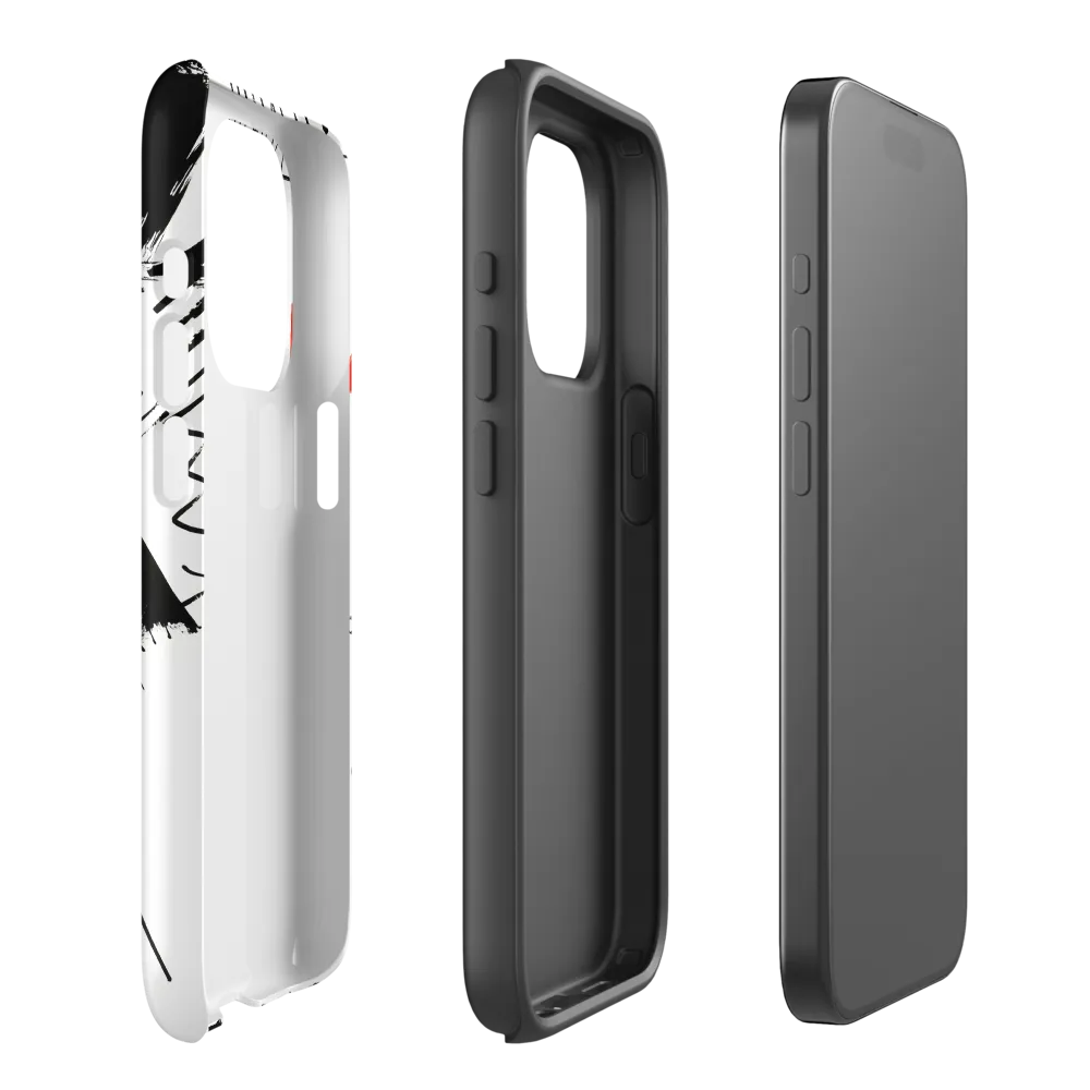 Dynamic Geometric Harmony | Phone Case |  15 Pro | Tough Case | Matte