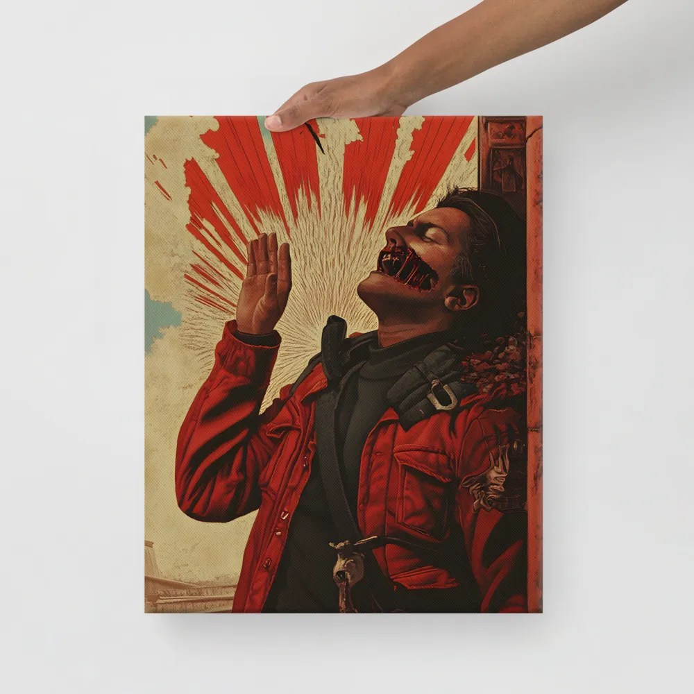 Defiant Echoes of Ruin | Canvas | 16″×20″