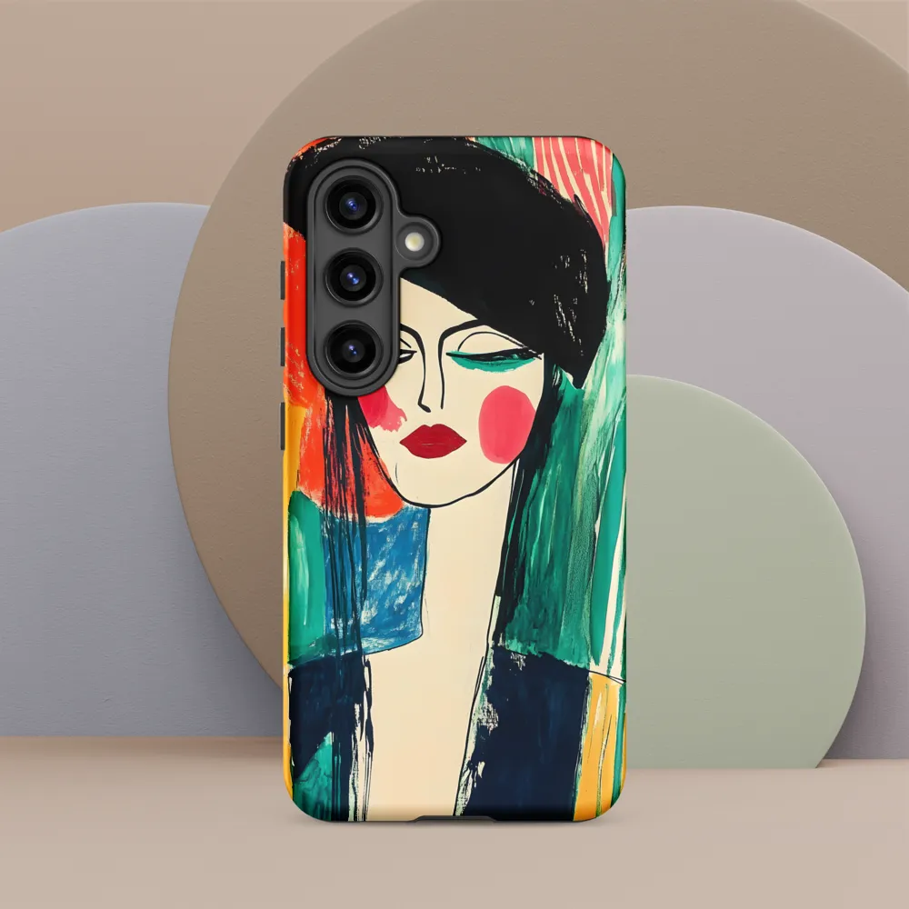 Portrait of Confidence | Phone Case |  S24 | Tough Case | Matte