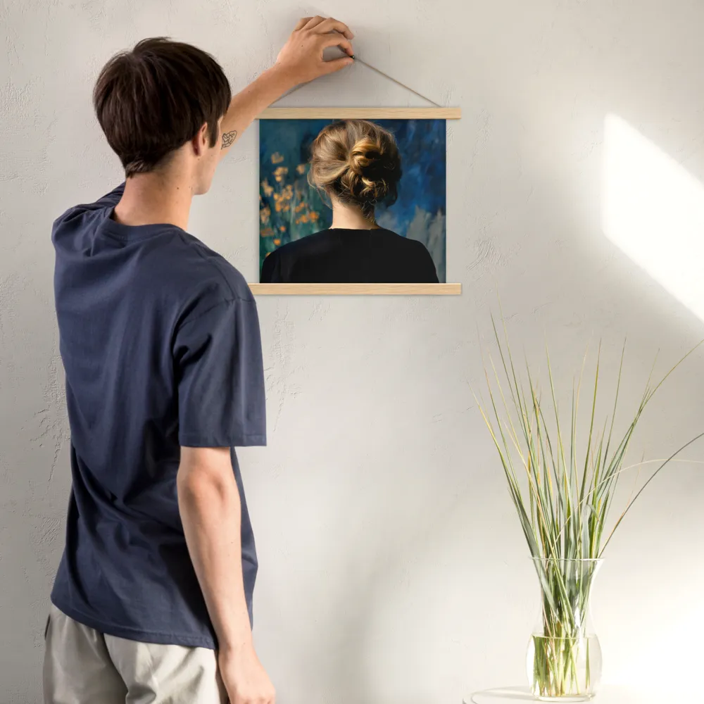 Whispers of Tranquility | Poster With Oak Wood Hanger | 14″×14″