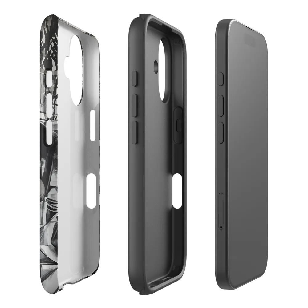 Serenity in Black and White | Phone Case |  16 | Tough Case | Matte