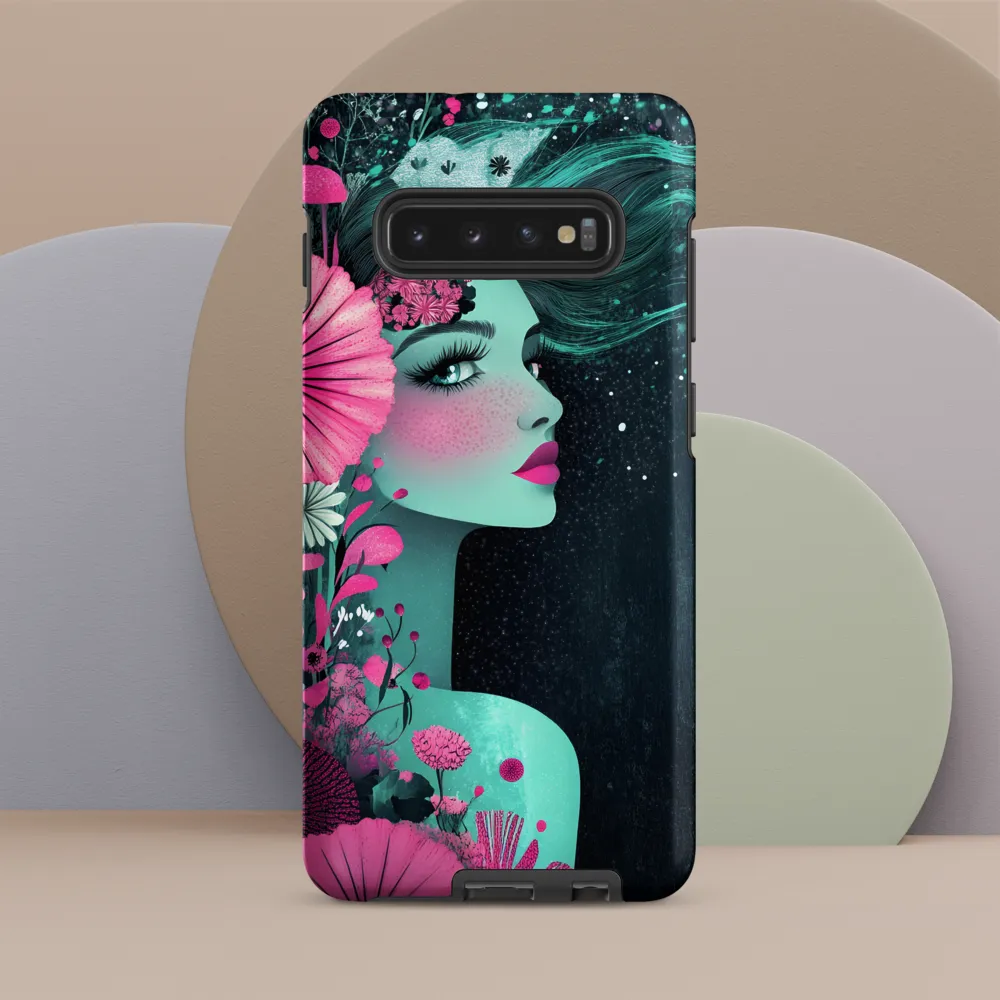 Floral Harmony: Portrait of Serenity
