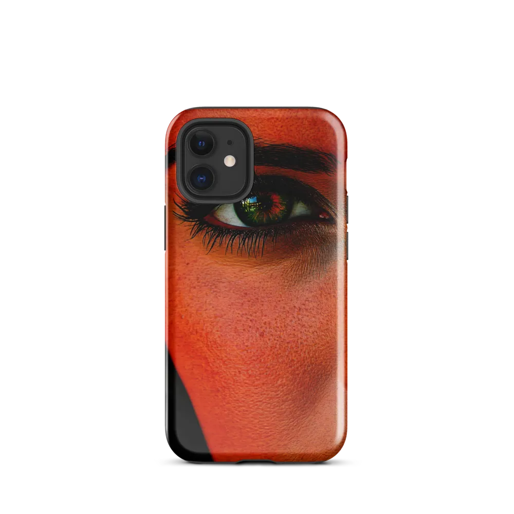 Gaze of Intensity | Phone Case |  12 mini | Tough Case | Glossy