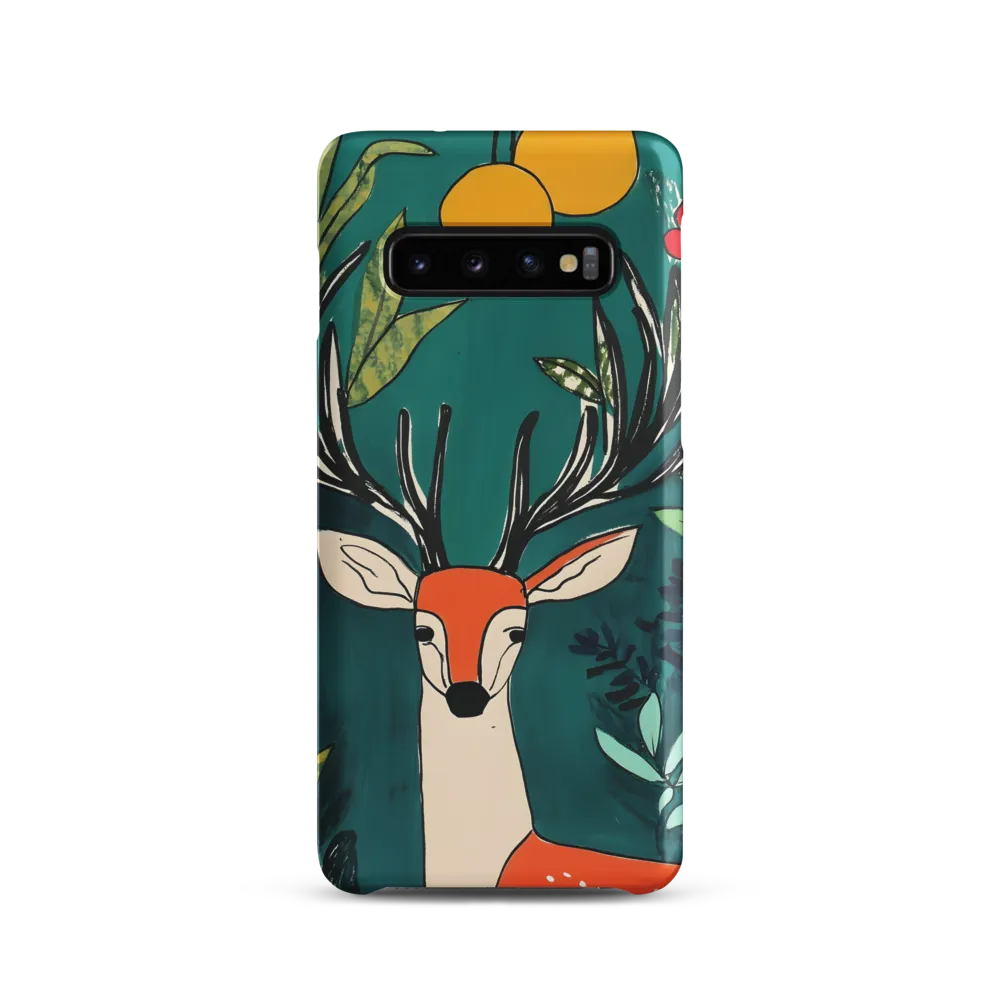 Nature's Embrace: The Majestic Deer | Phone Case |  S10 | Snap Case | Matte