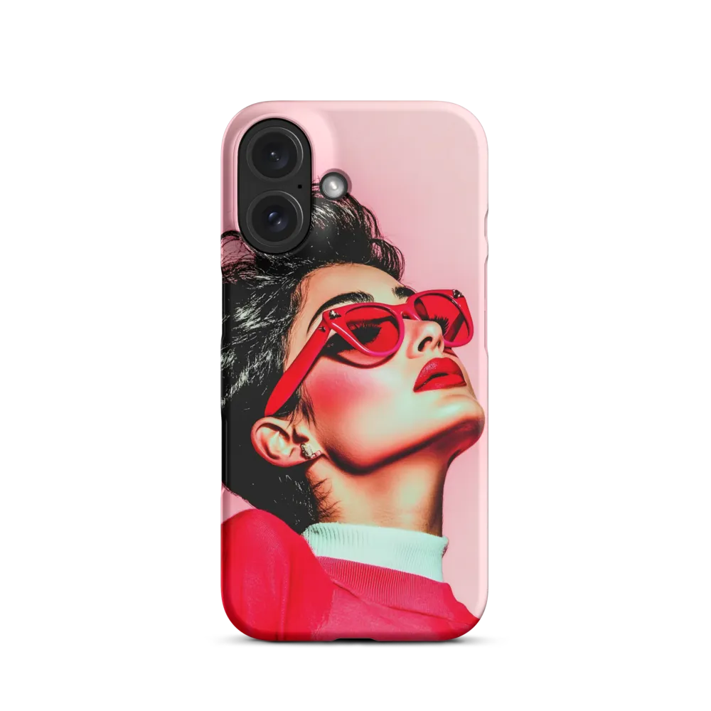 Striking Confidence in Red | Phone Case |  16 | Snap Case | Matte