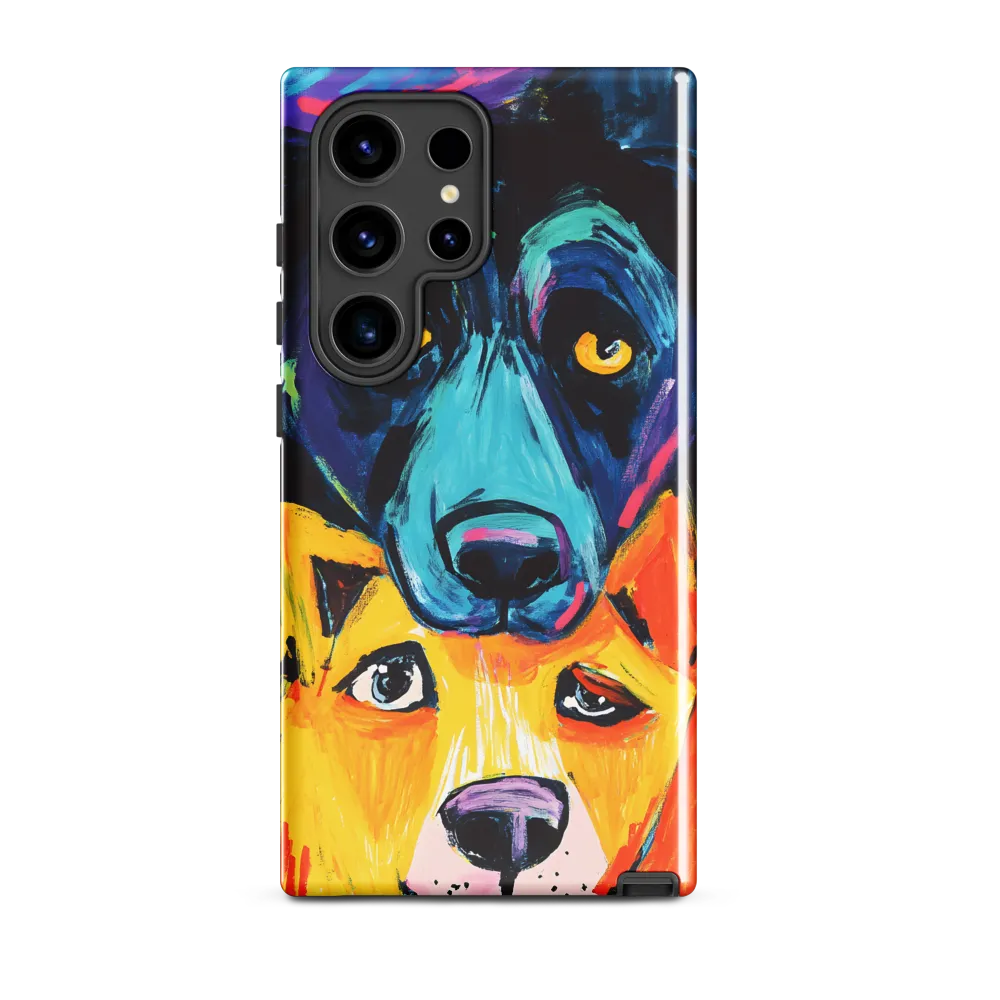 Vibrant Companions: An Expression of Canine Spirit