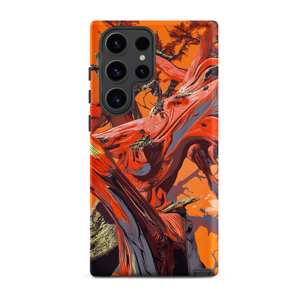 Life in Motion: An Abstract Tree | Phone Case |  S23 Ultra | Tough Case | Matte