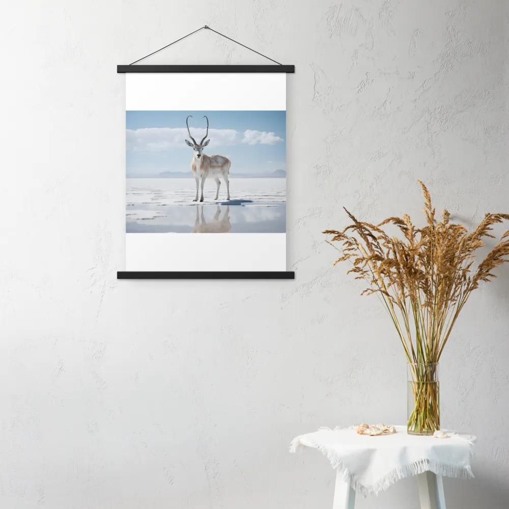 Reflection of Serenity | Poster With Black Wood Hanger | 18″×24″