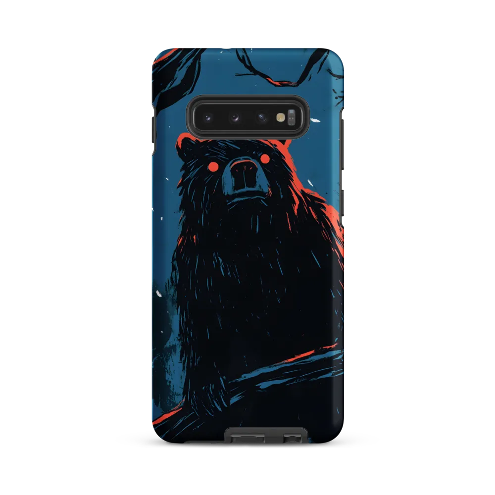 Eerie Majesty: A Bear in the Night