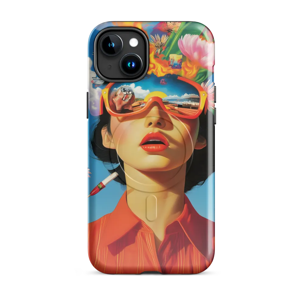 Reflections of Whimsy | Phone Case |  15 Plus | MagSafe® Tough Case | Glossy