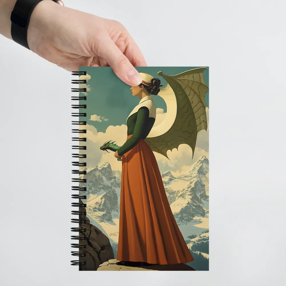 Mystic Harmony: The Dragon Keeper | Spiral Notebook