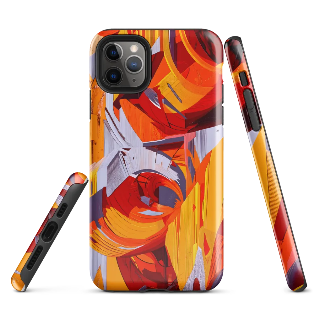 Dynamic Geometric Harmony | Phone Case |  11 Pro Max | Tough Case | Glossy