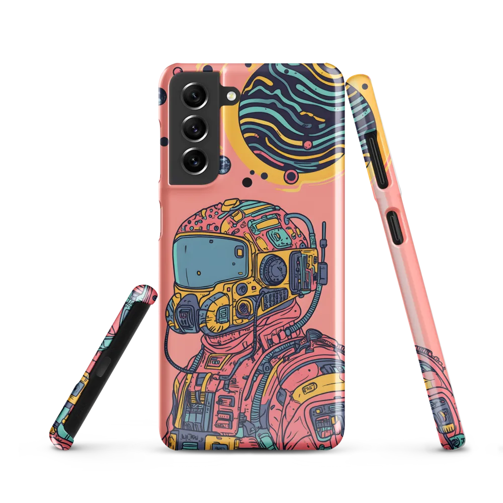 Exploration Beyond: A Digital Astronaut | Phone Case |  S21 | Snap Case | Glossy
