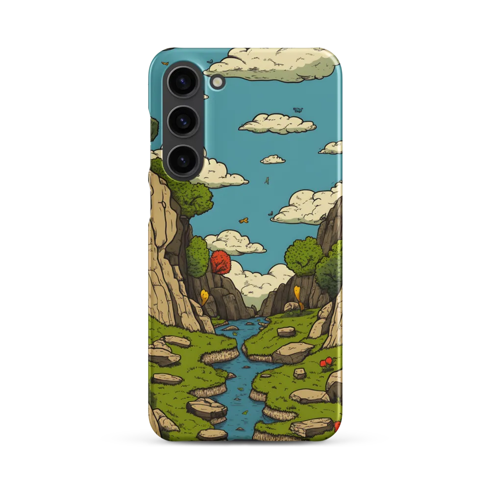 Whimsical Serenity: A Canyon Landscape