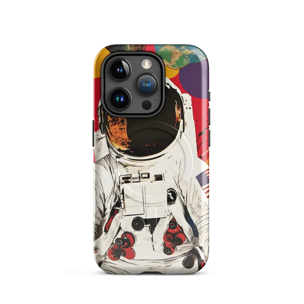 Cosmic Exploration: The Astronaut's Journey | Phone Case |  15 Pro | MagSafe® Tough Case | Glossy