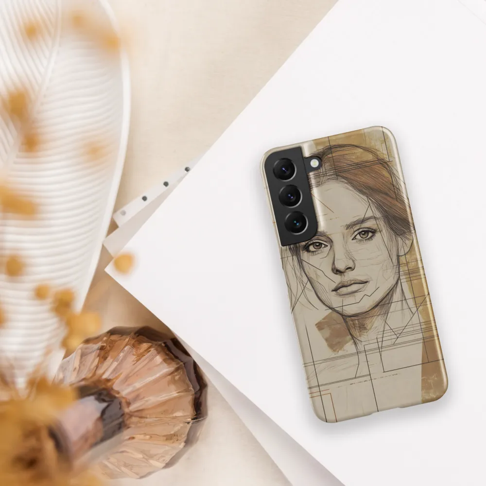 Geometric Elegance: A Modern Portrait