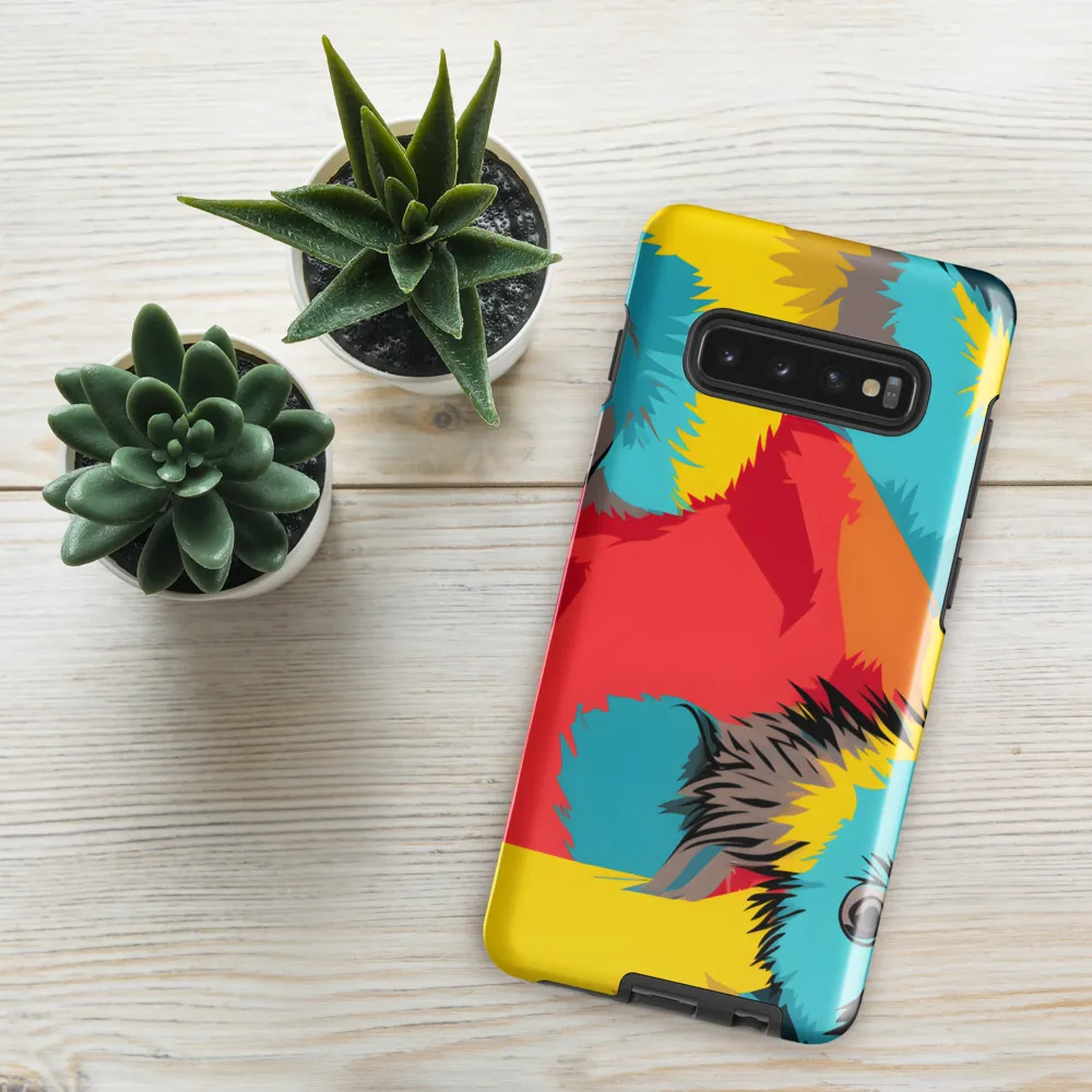 Whimsical Koalas in Vibrant Colors | Phone Case |  S10 Plus | Tough Case | Glossy