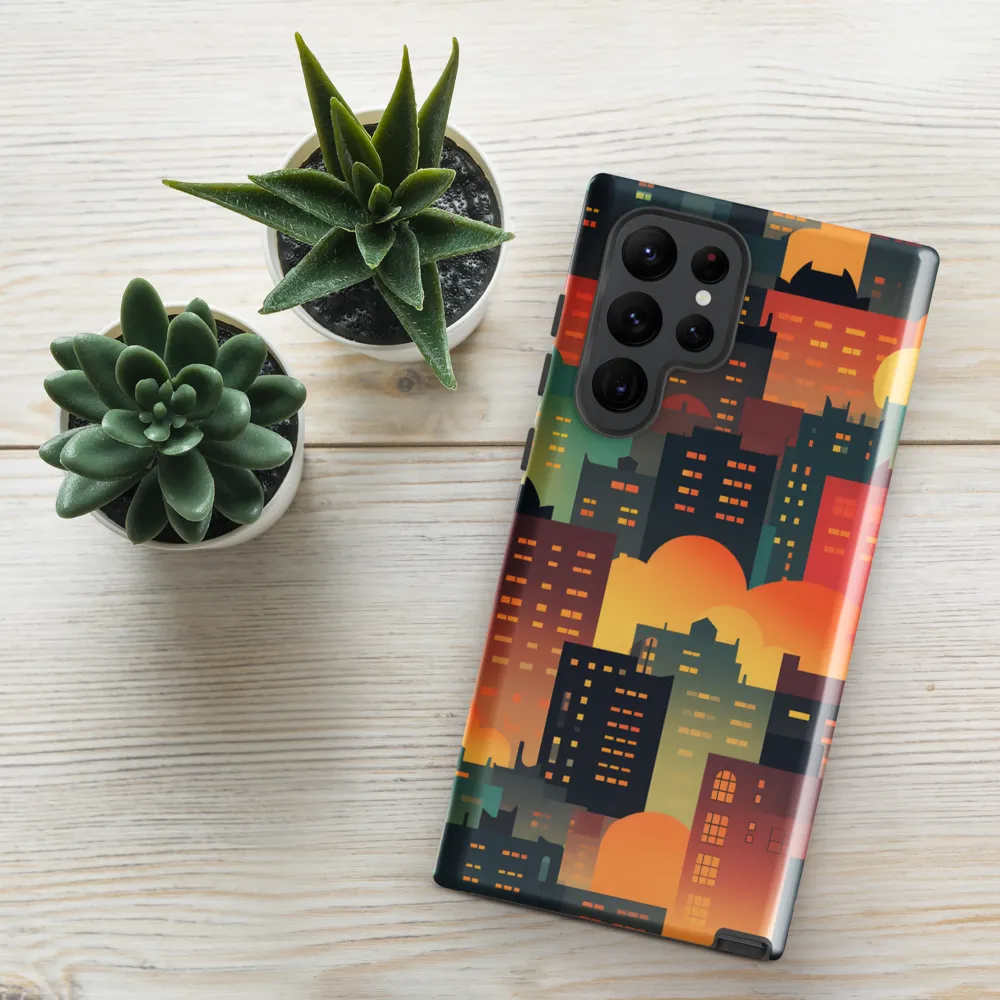 Twilight in the Concrete Jungle | Phone Case |  S22 Ultra | Tough Case | Glossy