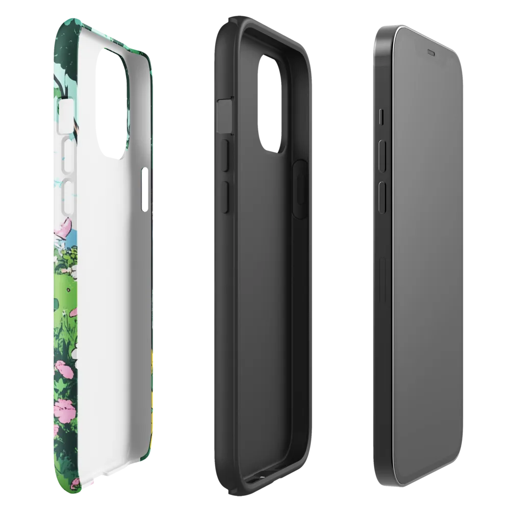 A Serene Journey Through Nature | Phone Case |  12 Pro Max | Tough Case | Glossy