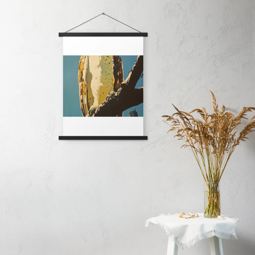The Guardian of the Urban Wild | Poster With Black Wood Hanger | 18″×24″