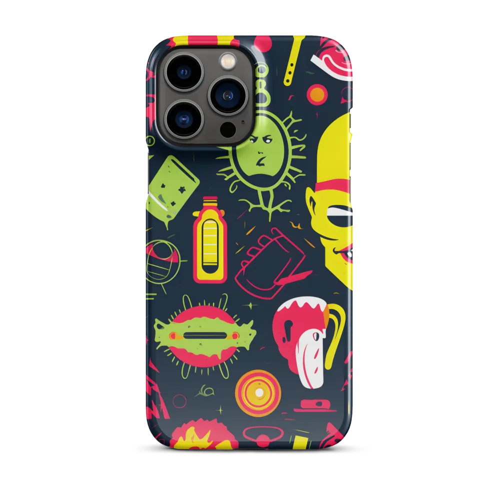 Neon Revelry: A Quirky Exploration of Modern Pop Art