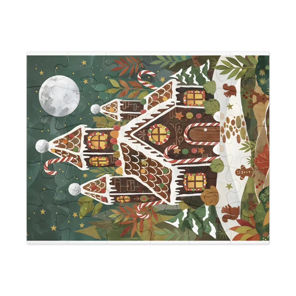 Gingerbread House 
 Jigsaw Puzzle in Tin Box