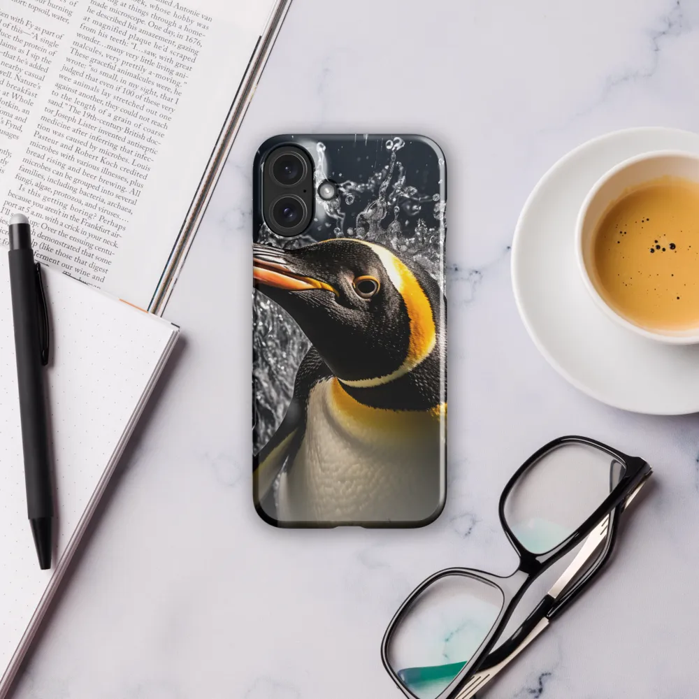 Emerging Majesty: The Penguin in Motion | Phone Case |  16 Plus | Snap Case | Glossy