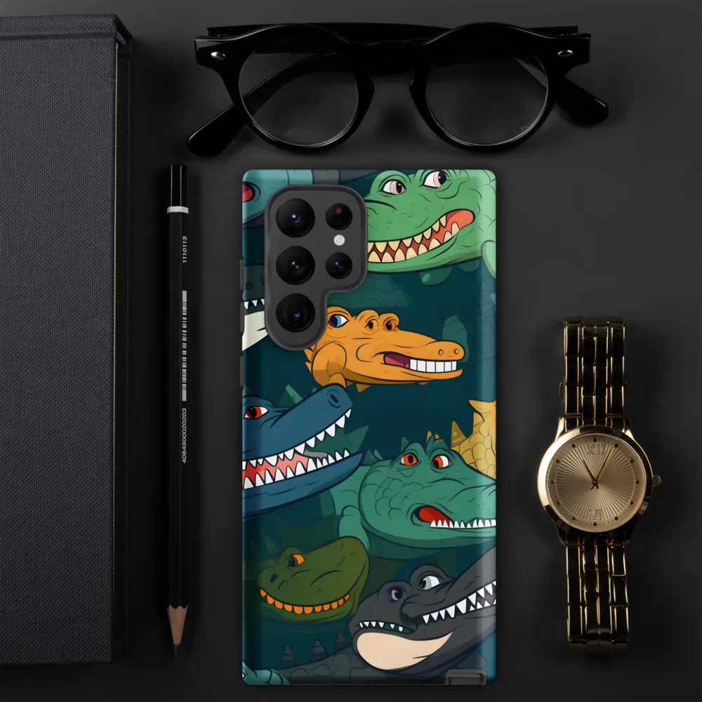 Cheerful Crocodilian Parade