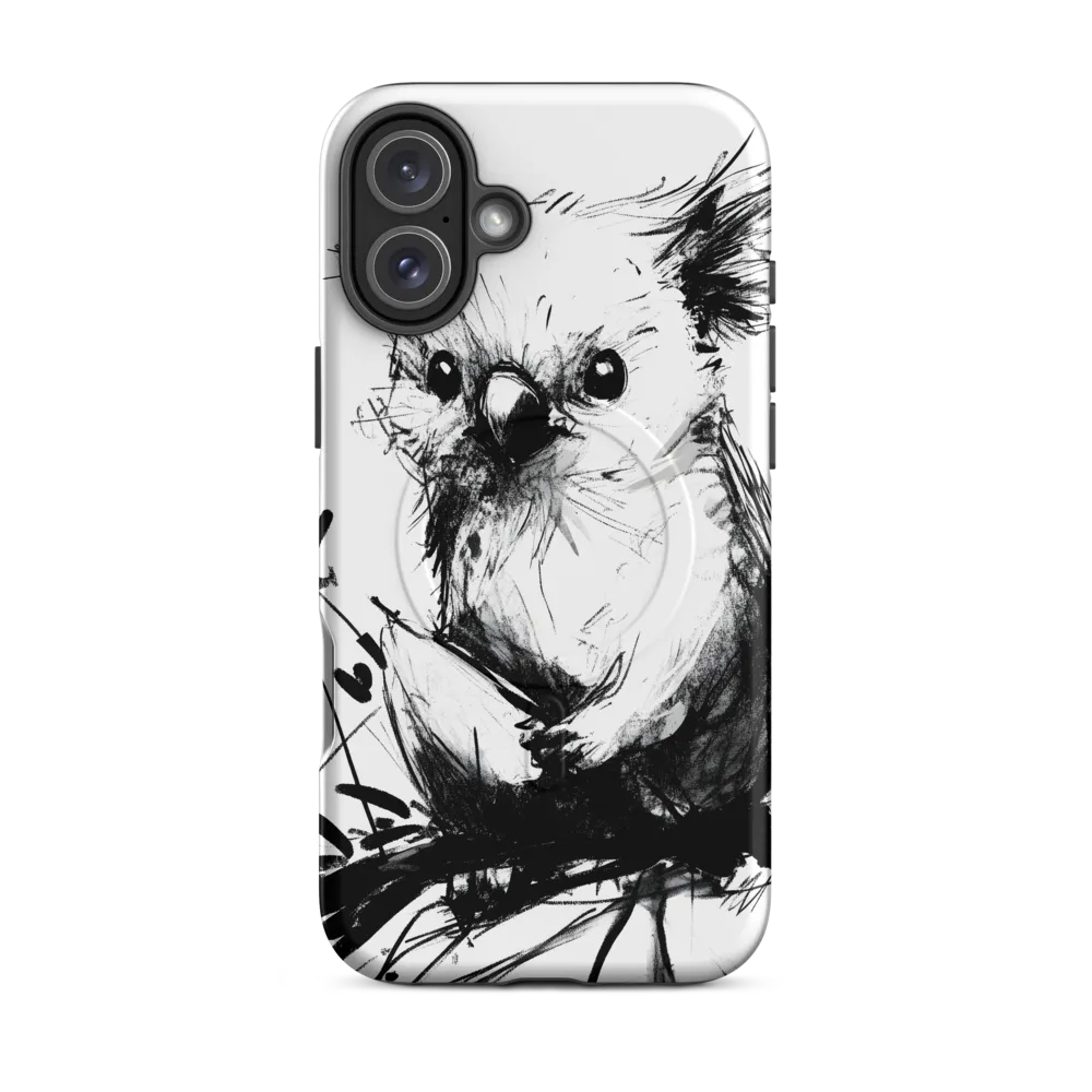 Whimsical Koala in Ink | Phone Case |  16 Plus | MagSafe® Tough Case | Matte
