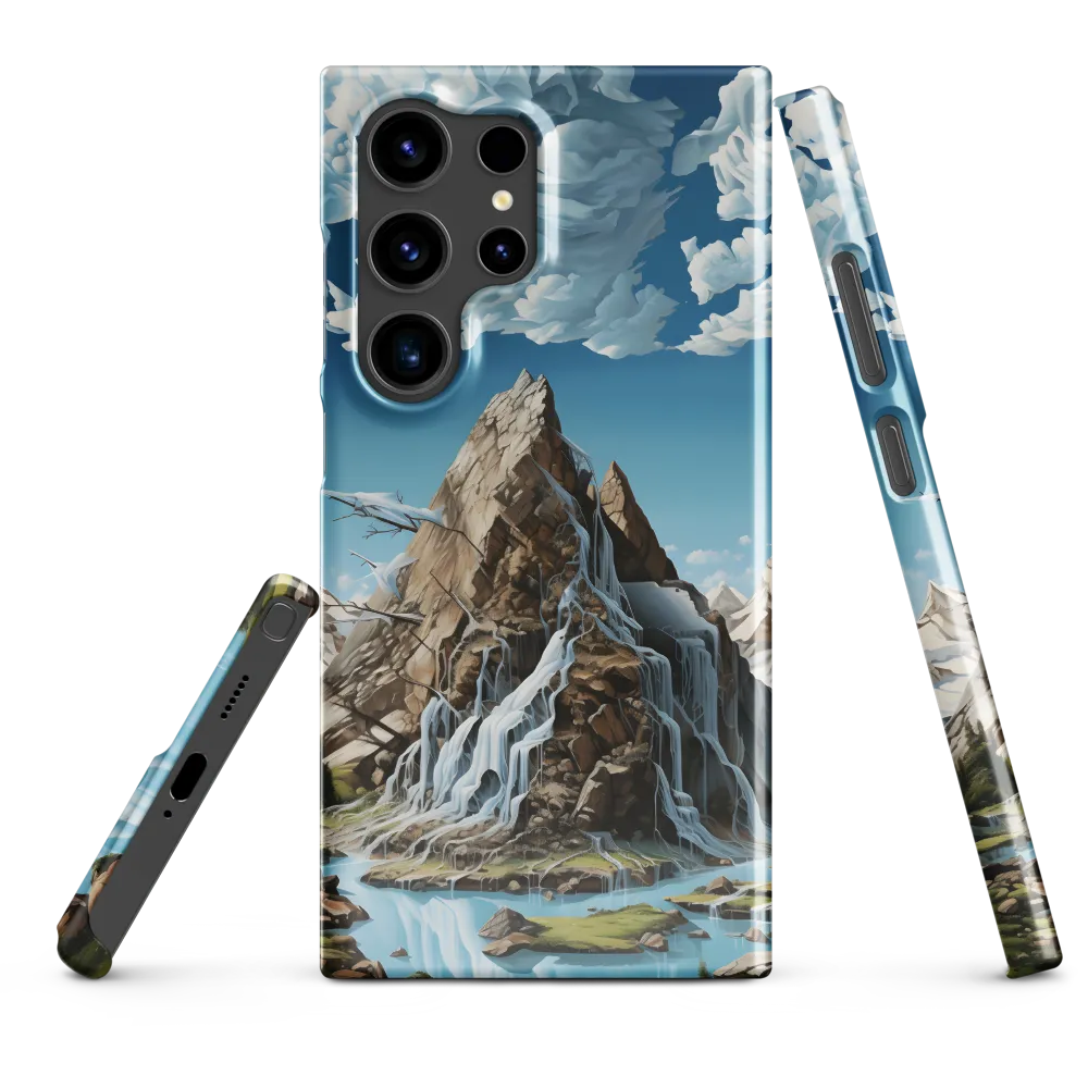 Majestic Cascade: A Mountain Masterpiece
