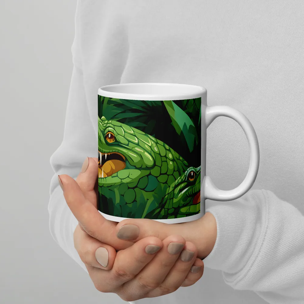 Fierce Crocodilian Medley | Mugs | Multiple Sizes & Colors