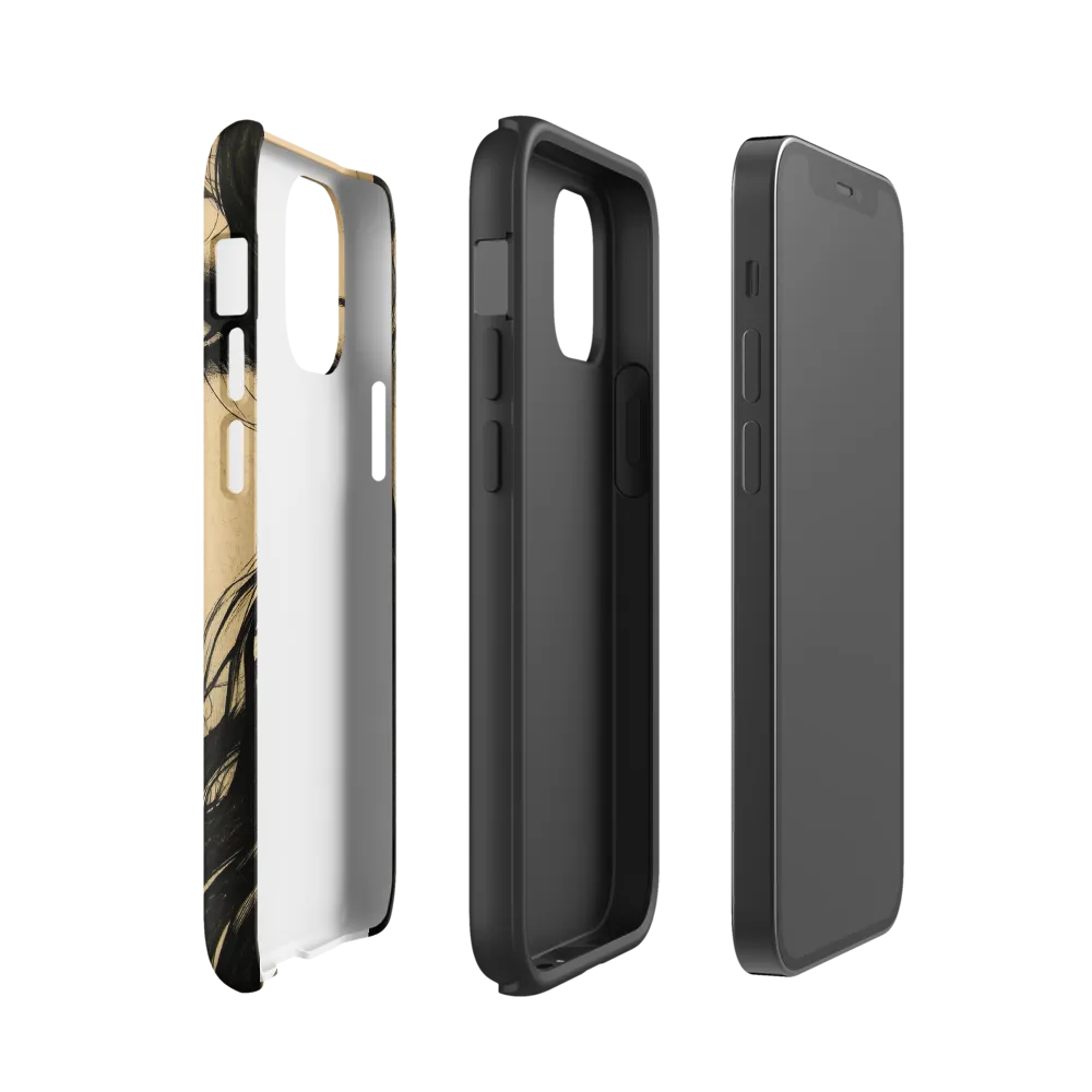 Enigmatic Gaze | Phone Case |  12 mini | Tough Case | Matte