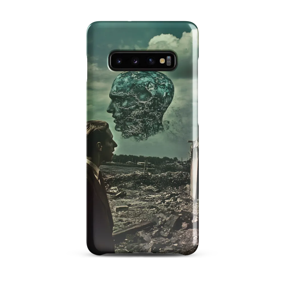 Ethereal Reflections: Identity in a Fragmented World | Phone Case |  S10 Plus | Snap Case | Glossy