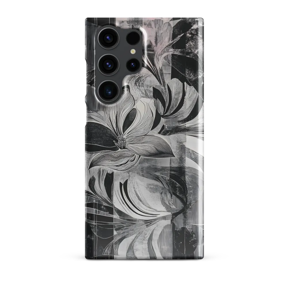Floral Fusion in Monochrome