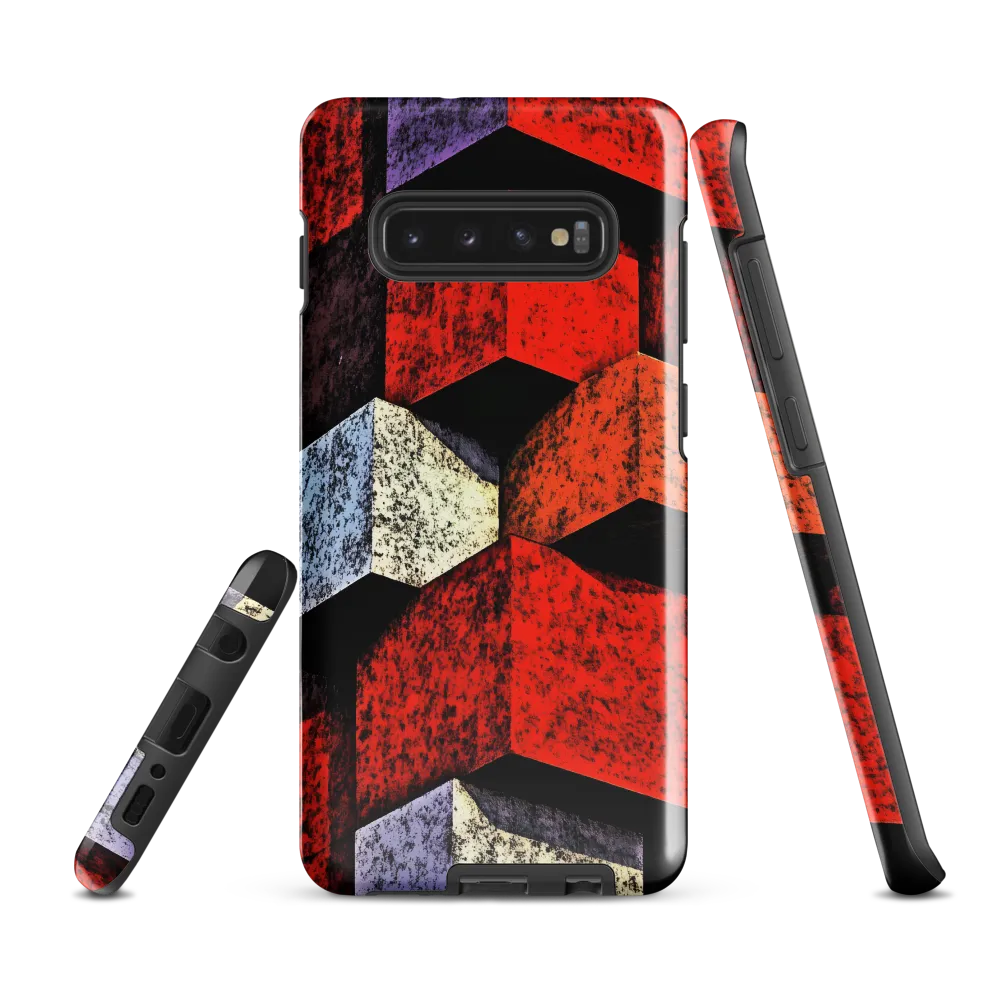 Dynamic Structures in Color | Phone Case |  S10 Plus | Tough Case | Glossy