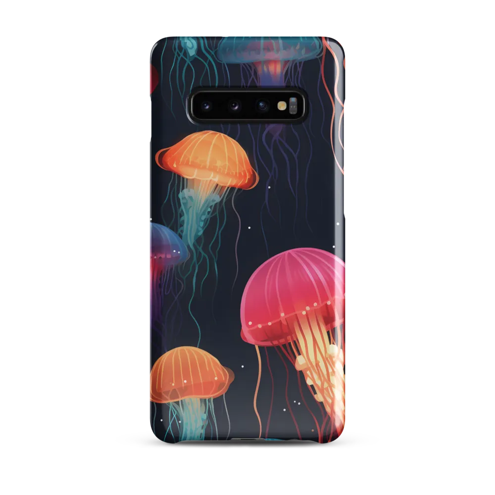 Ethereal Dance of Jellyfish | Phone Case |  S10 Plus | Snap Case | Glossy